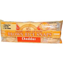 Edward & Sons Cheddar Brown Rice Snaps (12x3.5 Oz)