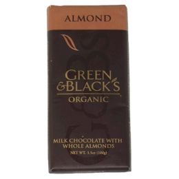 Green & Black Milk Chocolate With Almond (10x3.5 Oz)