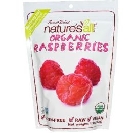 Nature's All Foods Frz Drd Raspberry (12x1.3OZ )