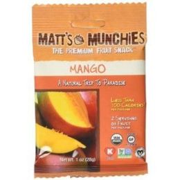 Matt's Munchies Organic Mango Fruit Snack (12x1 OZ)