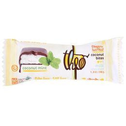Theo Chocolate Organic Milk Chocolate Mint Coconut Bites (12x1.3 OZ)