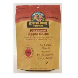 Sisters Fruit Company Cinnamon Apple Chips  (12X2.25 OZ)