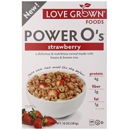 Love Grown Foods Power O's Strawberry (6x10 OZ)