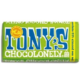 Tony's Chocolonely Dark Chocolate Sea Salt (15x6 OZ)