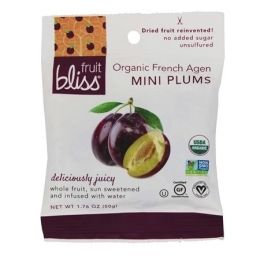 Fruit Bliss Organic Mini French Agen Dried Plums (12x1.76 OZ)
