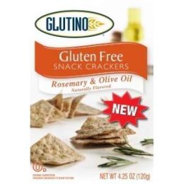 Glutino Rosemary & Olive Oil Crackers (6x4.25 Oz)