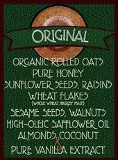 Oat Cuisine Original Gourmet Granola (1x10 Lb)