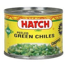 Hatch Farms Peeled Chopped Green Chiles Mild (24x4 Oz)